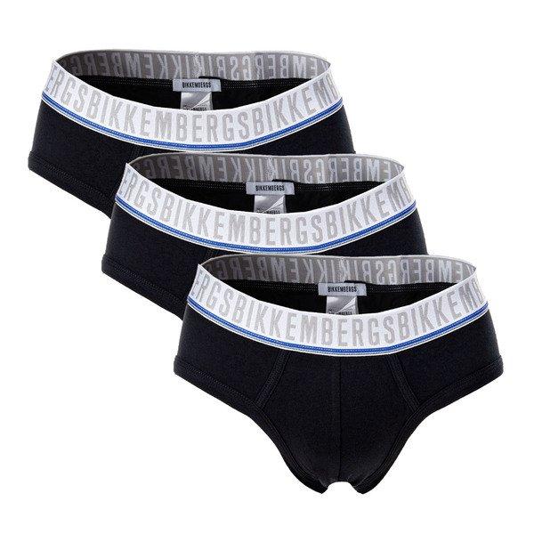 Slip 3er Pack Stretch Herren Schwarz S von BIKKEMBERGS