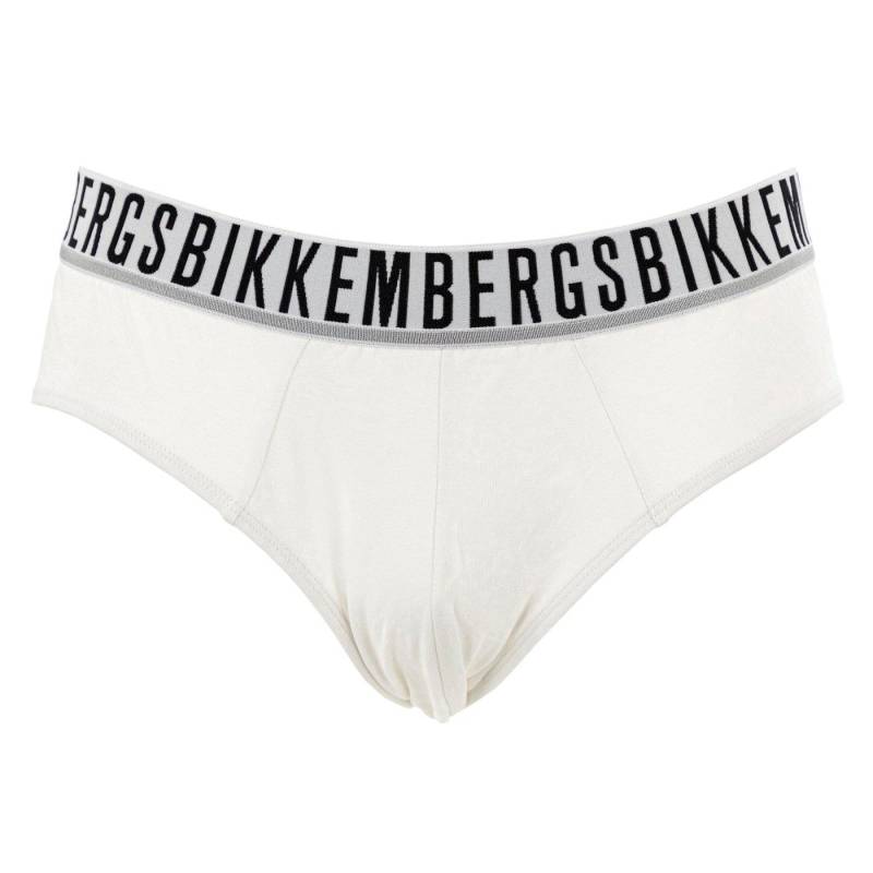 Essential Briefs Bi-pack Herren Weiss Bedruckt L von BIKKEMBERGS