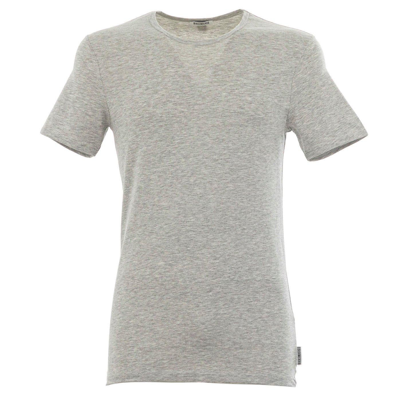 Essential T-shirt(crew Neck) Bi-pack Herren Grau L von BIKKEMBERGS