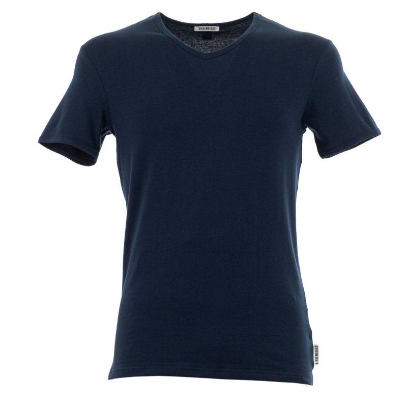 Essential T-shirt(v-neck) Bi-pack Herren Marine S von BIKKEMBERGS