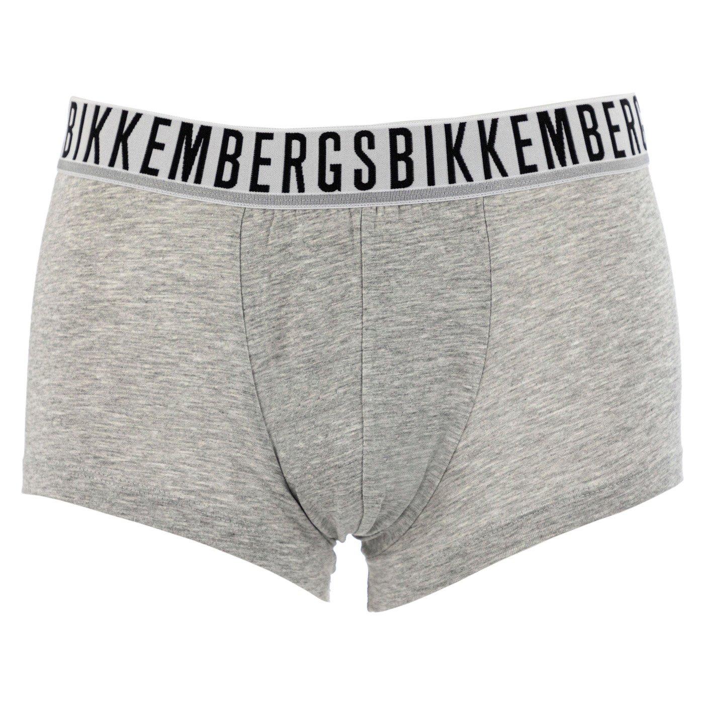 Essential Trunk Bi-pack Herren Grau L von BIKKEMBERGS