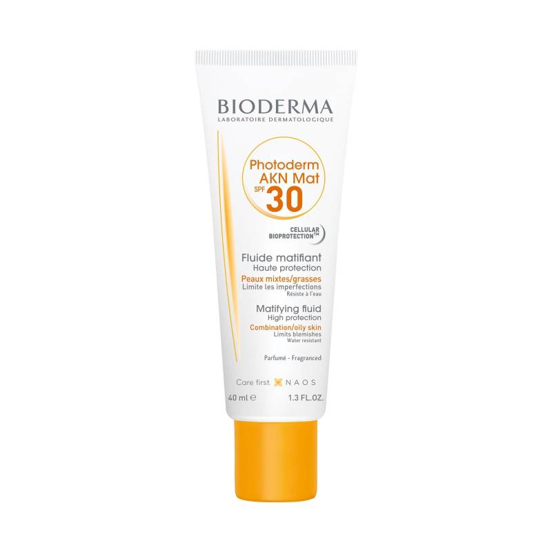 Photoderm Akn Mat Lsf 30, Mattierender Sonnenschutz Gegen Hautunreinheiten Damen  40ml von BIODERMA