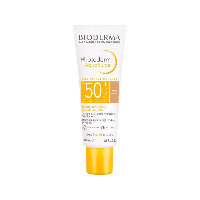 Photoderm Aquafluide Gold Tint Spf 50+ Damen Golden 40ml von BIODERMA