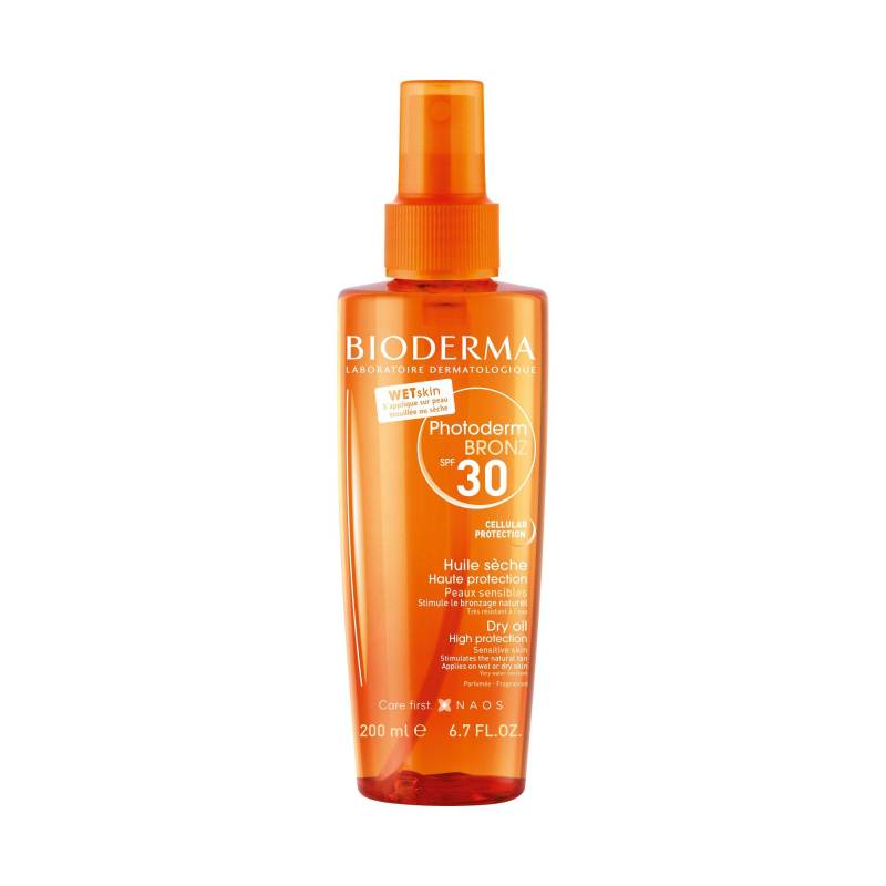 Photoderm Bronz Huile Seche Spf 30, Bräunungsöl Damen  200ml von BIODERMA