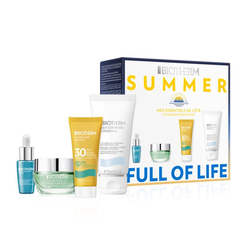 Biotherm Body - Summer Recruit Set (Life Plankton Elixir 7ml + Aquasource Gel 15ml + Lait Corporel 5 von BIOTHERM