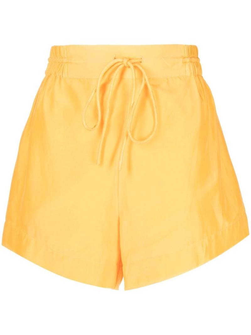 BIRD & KNOLL Sadie wide-leg shorts - Yellow von BIRD & KNOLL