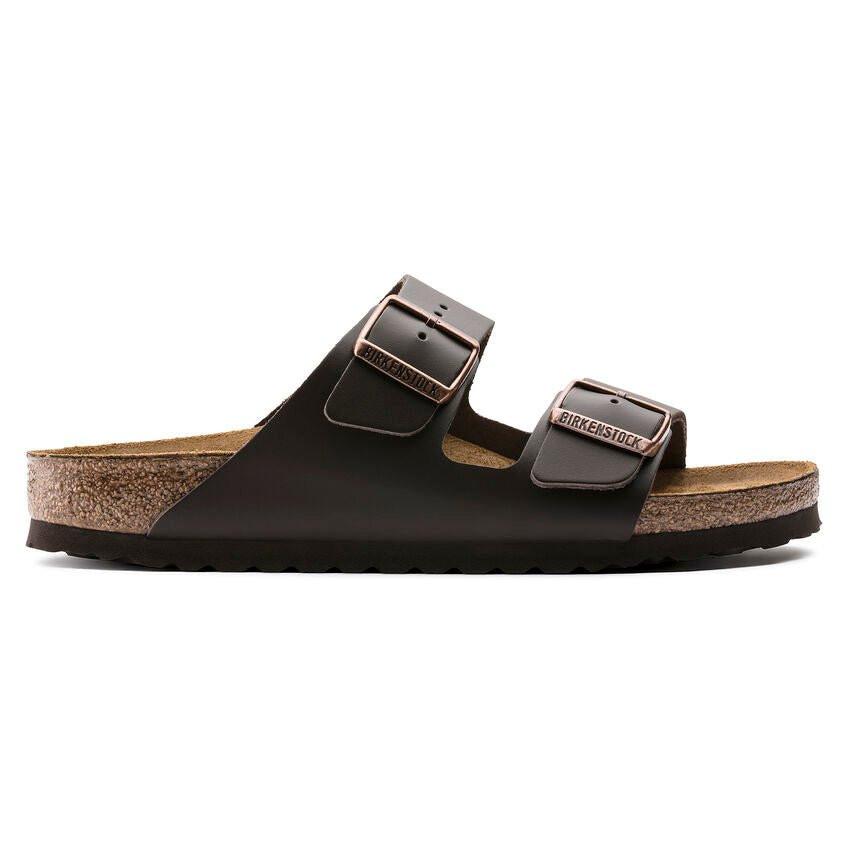 Arizona Bs - Leder Sandale Damen Braun 36 von BIRKENSTOCK