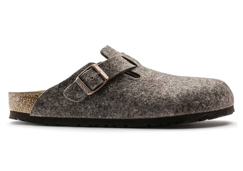 Boston Bs - Synthetik Slipper Damen Braun 41 von BIRKENSTOCK