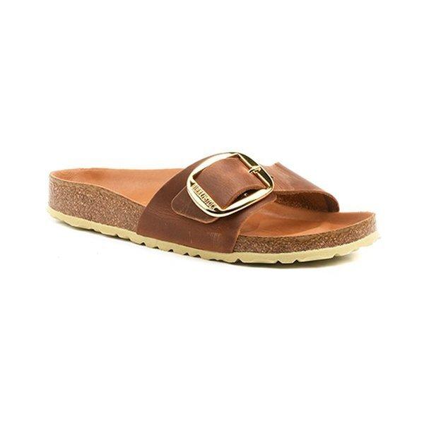 Birkenstock - Madrid N Big Buckle-40, für Damen, Cognac, Größe 40 von Birkenstock