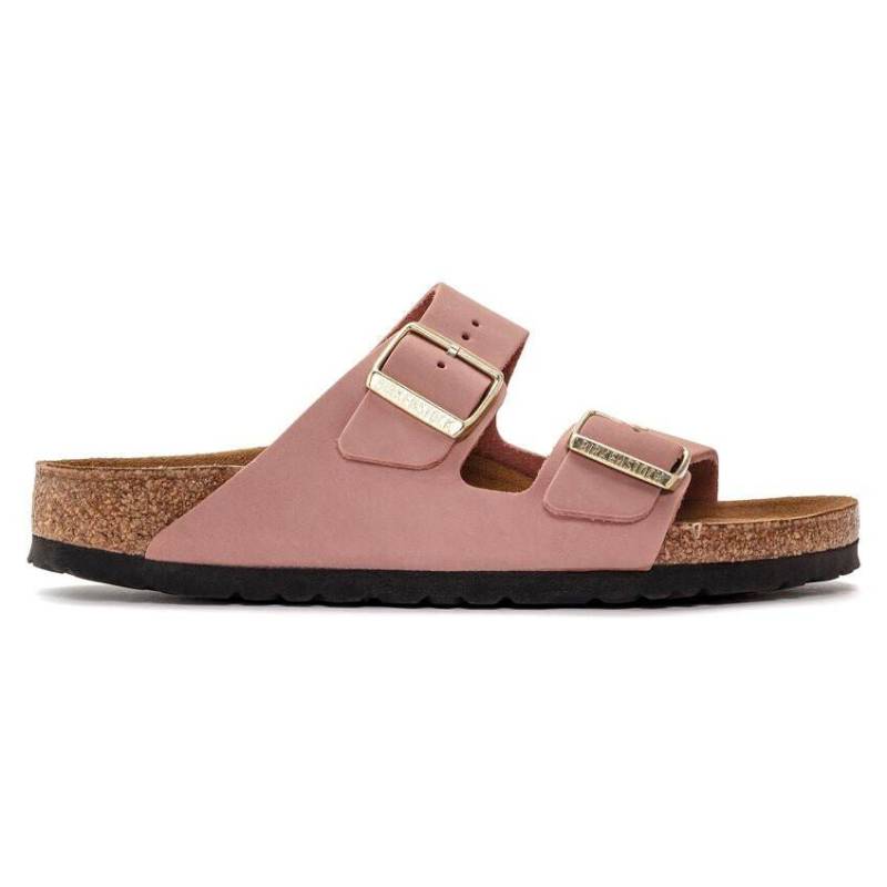 Arizona Bs - Nubuk Sandale Damen Rosa 42 von BIRKENSTOCK