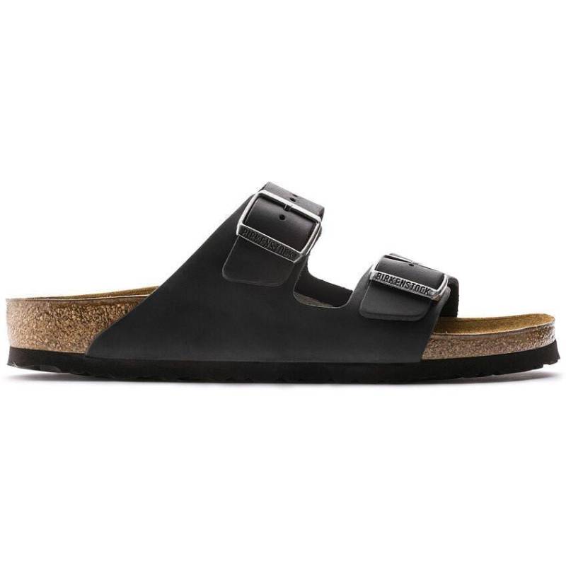 Arizona Bs - Nubuk Sandale Damen Schwarz 35 von BIRKENSTOCK