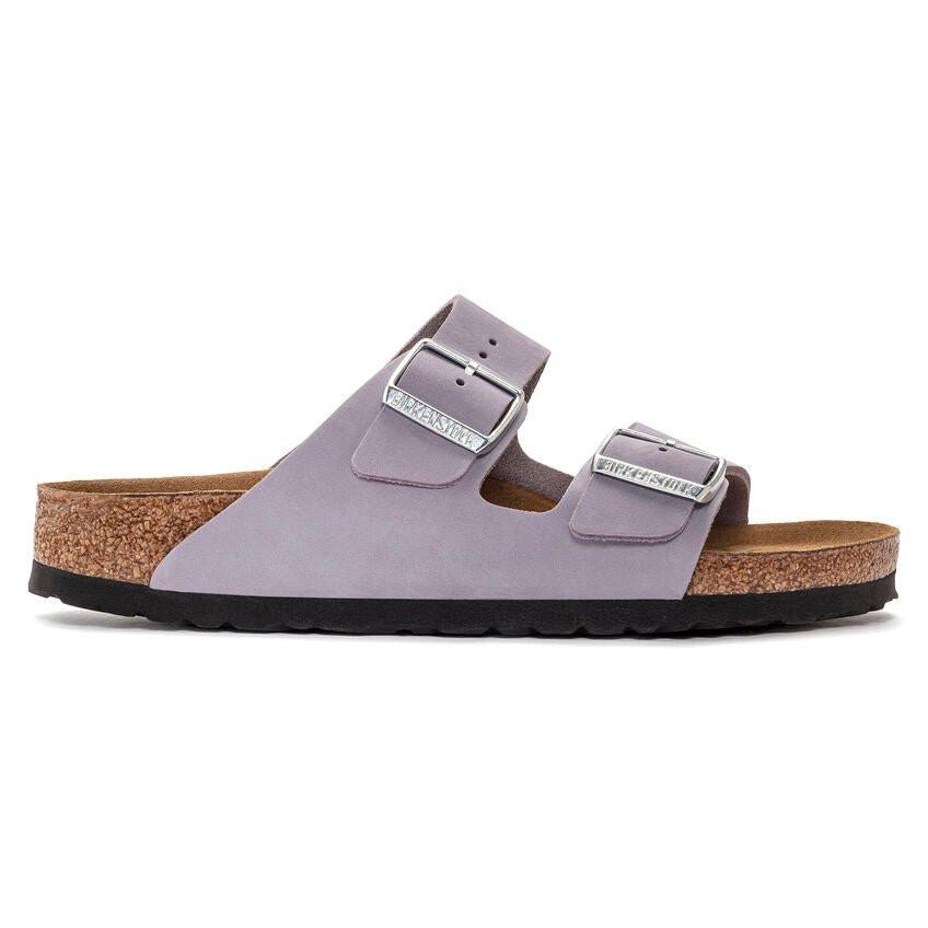 Arizona Bs - Nubuk Sandale Damen Violett 41 von BIRKENSTOCK