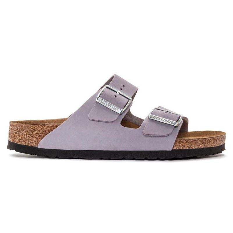 Arizona Bs - Nubuk Sandale Damen Violett 42 von BIRKENSTOCK