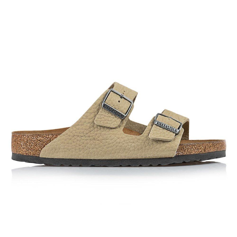 Arizona Bs - Nubuk Sandale Herren Beige 43 von BIRKENSTOCK