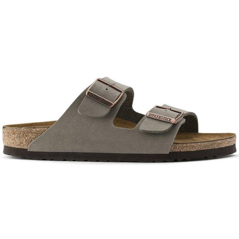 Arizona Bs - Synthetik Sandale Damen Grau 35 von BIRKENSTOCK