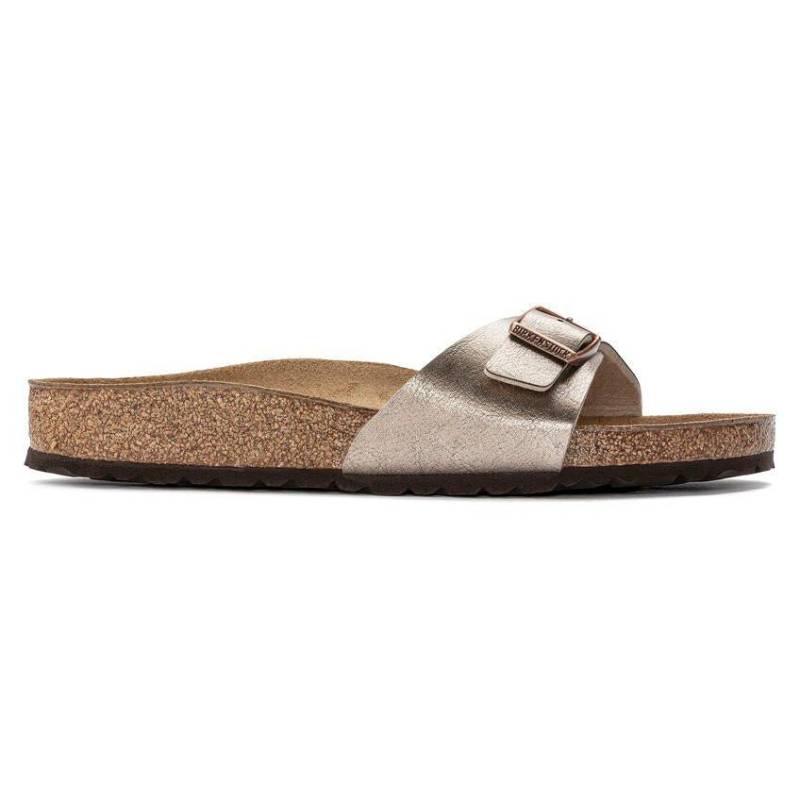 Madrid Bs - Synthetik Sandale Damen Gold 41 von BIRKENSTOCK