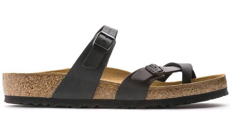 Mayari - Synthetik Sandale Damen Schwarz 42 von BIRKENSTOCK