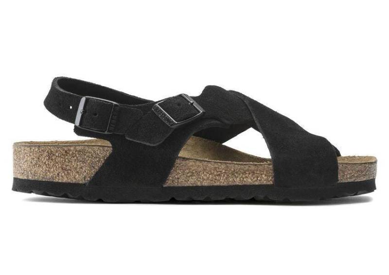 Tulum - Wildleder Sandale Damen Schwarz 35 von BIRKENSTOCK