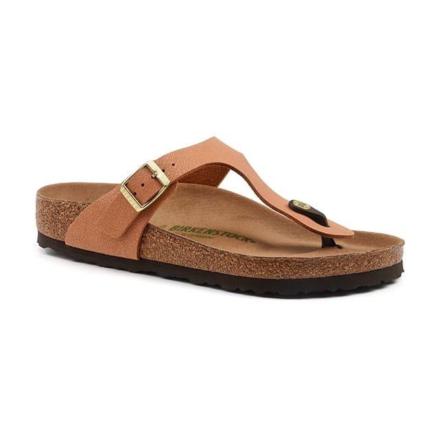 Birkenstock - Gizeh BFBC Earthy Veg R-42, für Damen, Cognac, Größe 42 von Birkenstock