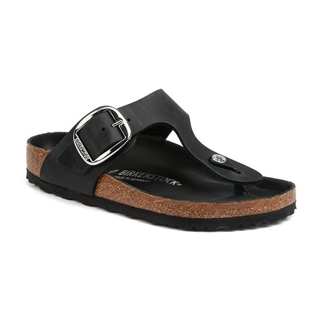 Birkenstock - Gizeh Big Buckle R, für Damen, Schwarz, Größe 36 von Birkenstock