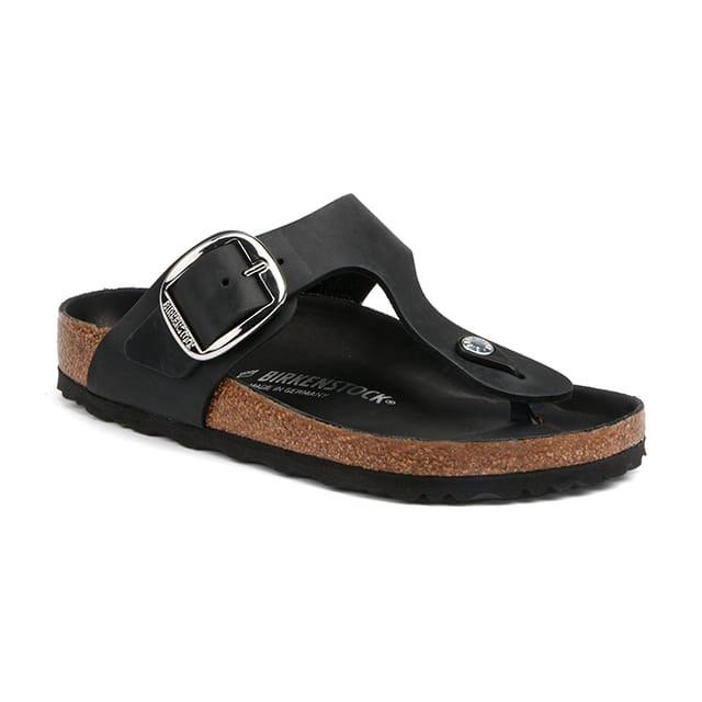 Birkenstock - Gizeh Big Buckle R, für Damen, Schwarz, Größe 39 von Birkenstock