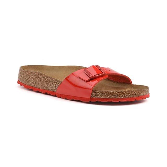 Birkenstock - Madrid BS Patent N-42, für Damen, Rot, Größe 42 von Birkenstock