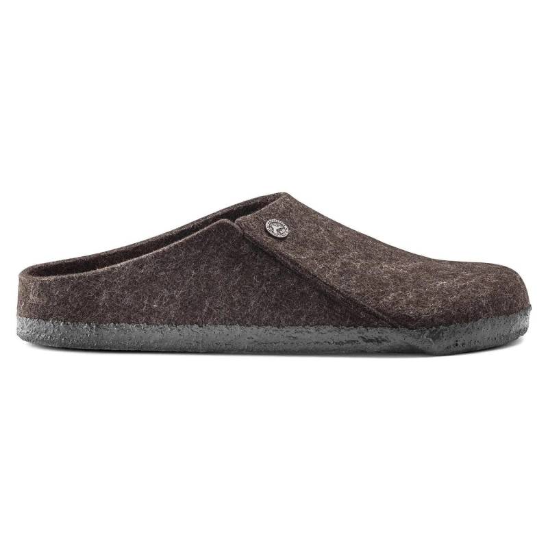 Zermatt Rivet - Synthetik Slipper Damen Braun 36 von BIRKENSTOCK