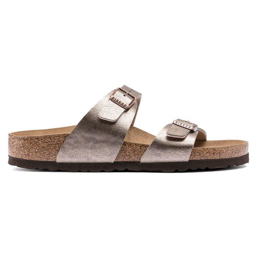 Sydney Bs - Synthetik Sandale Damen Grau 42 von BIRKENSTOCK