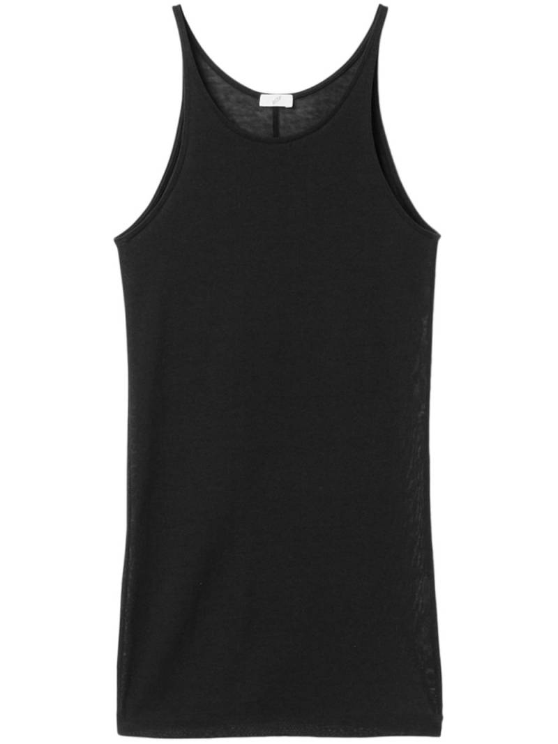 BITE Studios Transparent tank top - Black von BITE Studios