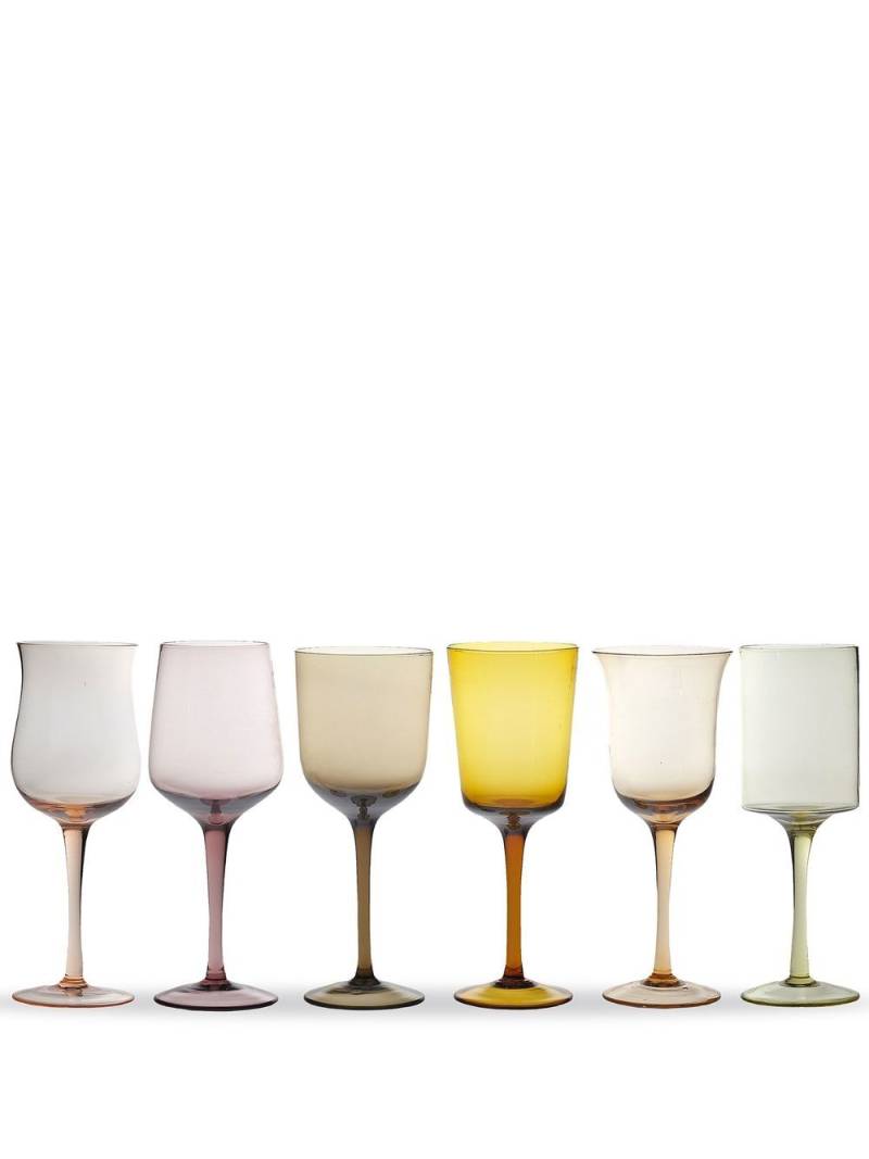 Bitossi Home set of six glasses - Pink von Bitossi Home