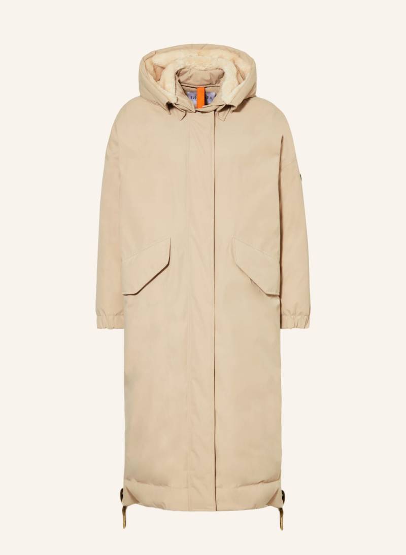 Blonde No.8 Oversized-Parka Wesley Mit Abnehmbarer Kapuze beige von BLONDE No.8