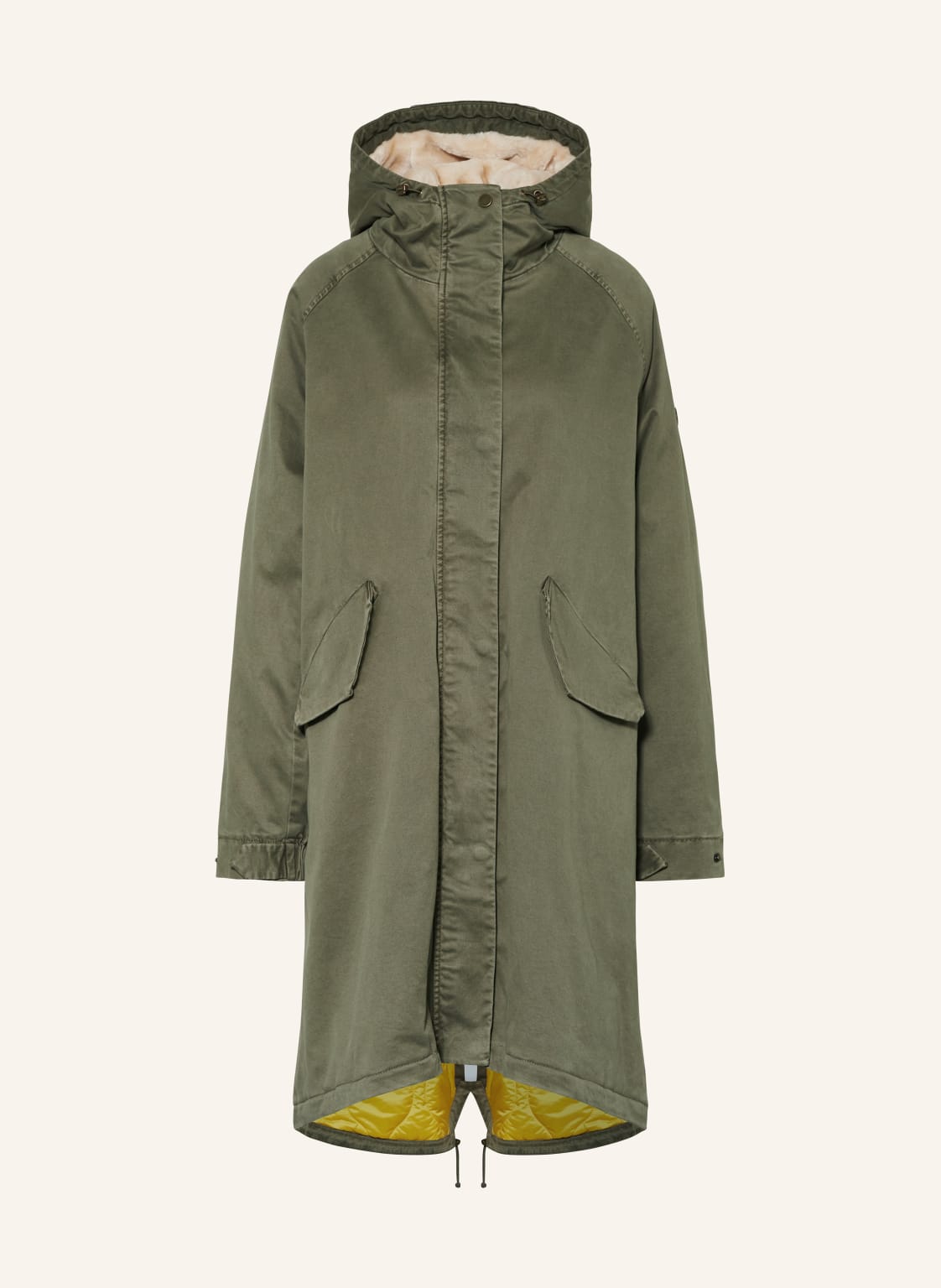 Blonde No.8 Parka Mit Kunstfell gruen Blonde No.8 Parka Mit Kunstfell gruen von BLONDE No.8