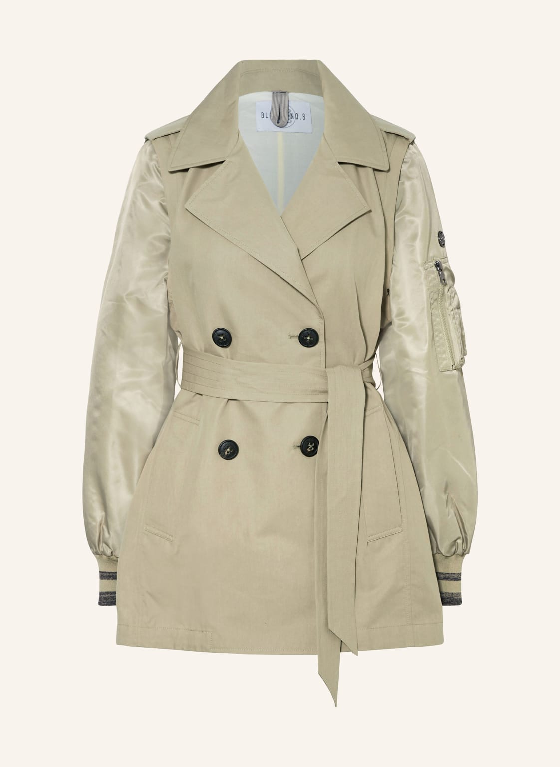 Blonde No.8 Trenchcoat Derby Bo Mit Abnehmbaren Ärmeln gruen von BLONDE No.8