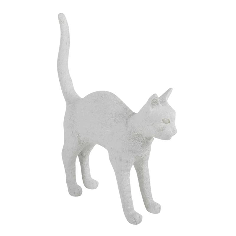 Jobby white Cat Lamp Akku-Tischleuchte von BLOW by JOB&SELETTI