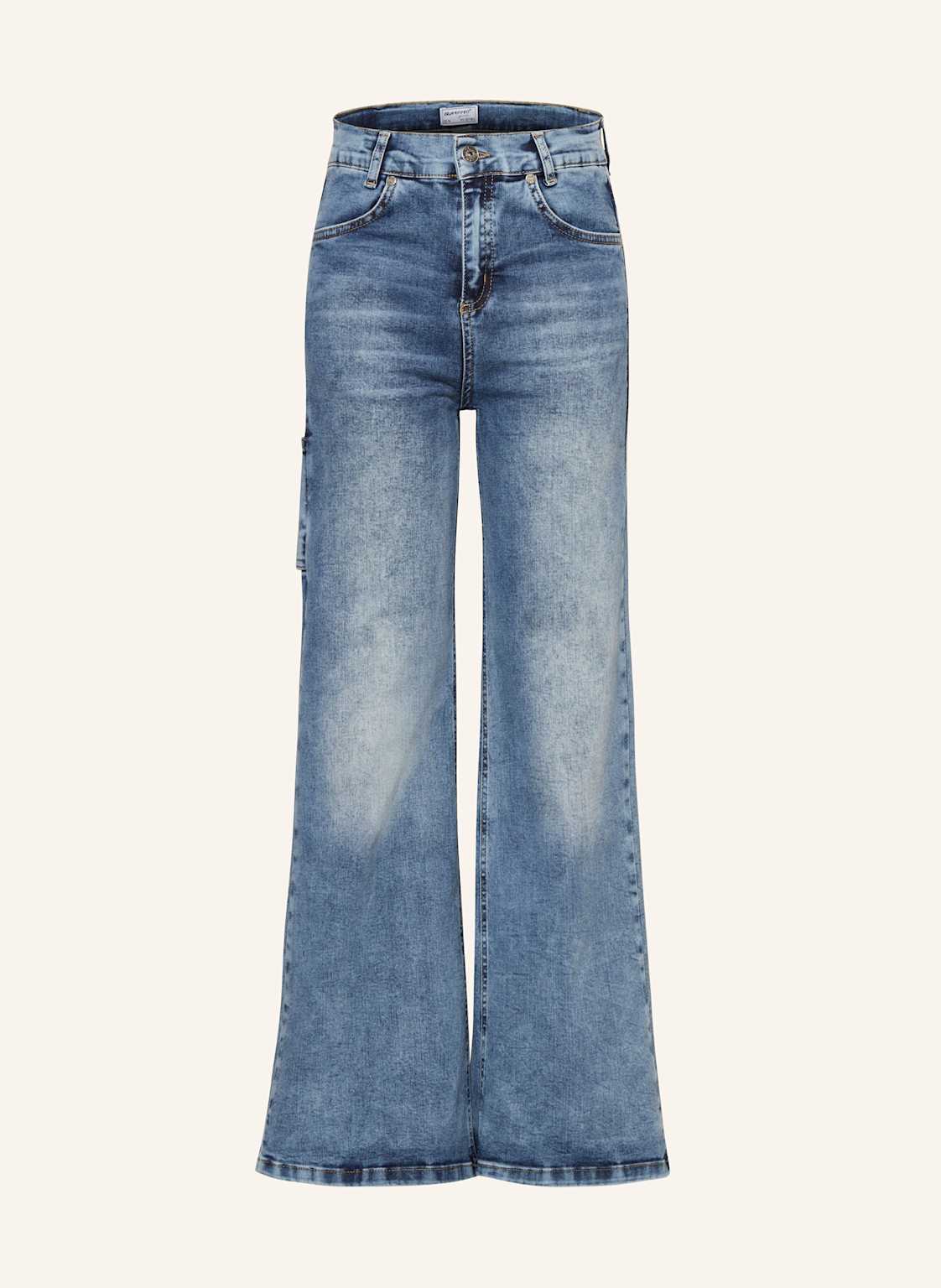 Blue Effect Straight Jeans Wide Leg Fit blau von BLUE EFFECT