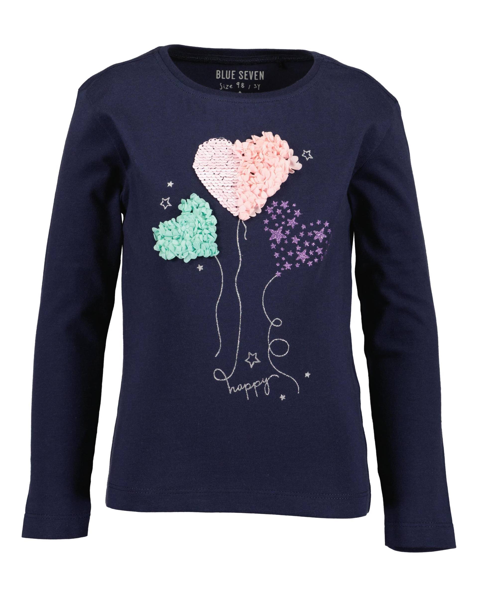 Blue Seven Langarmshirt »Blue Seven Mädchen Langarmshirt HAPPY«, (1 tlg.) von BLUE SEVEN