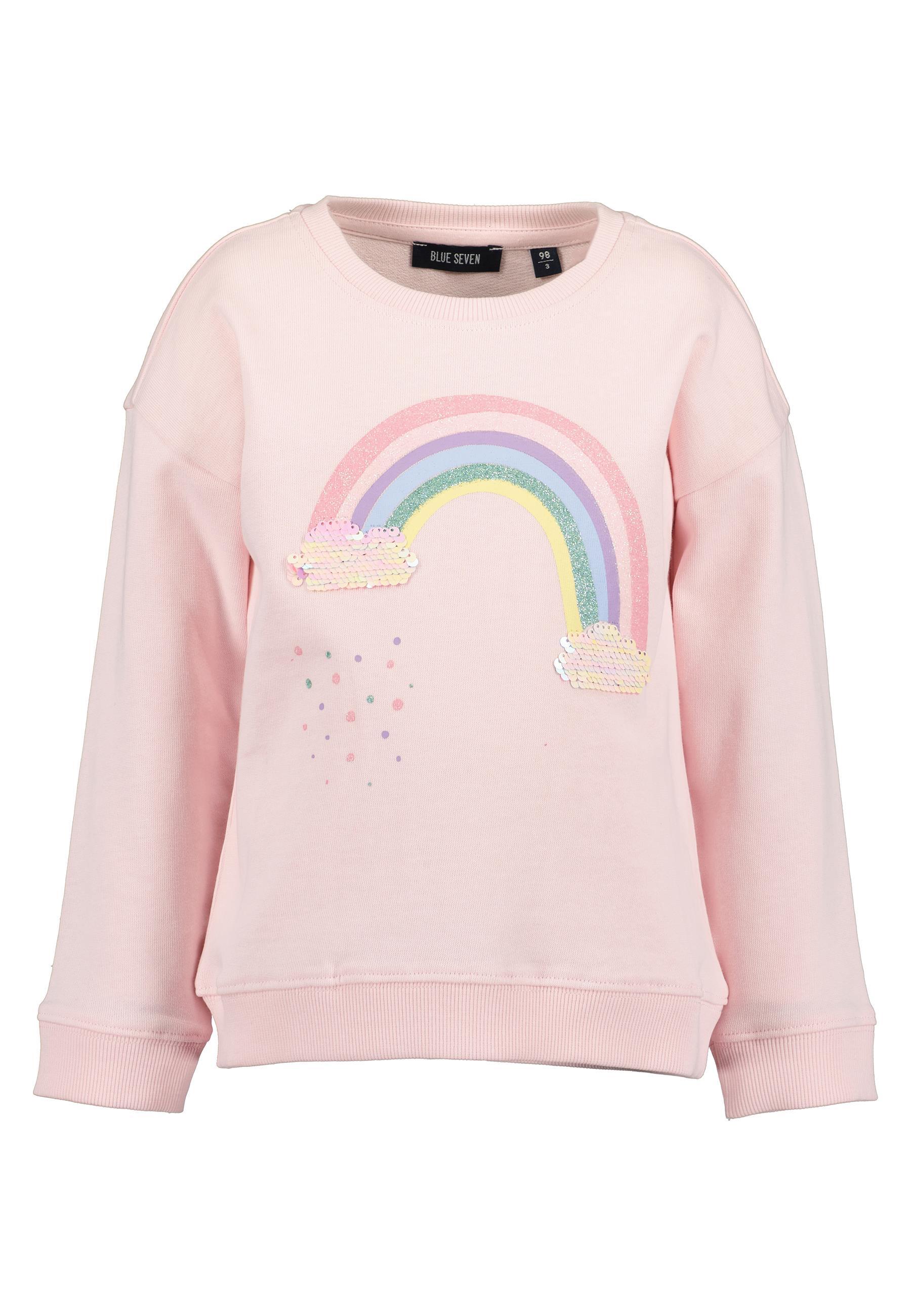 Blue Seven Sweatshirt »Blue Seven Mädchen Sweatshirt RAINBOW«, (1 tlg.) von BLUE SEVEN