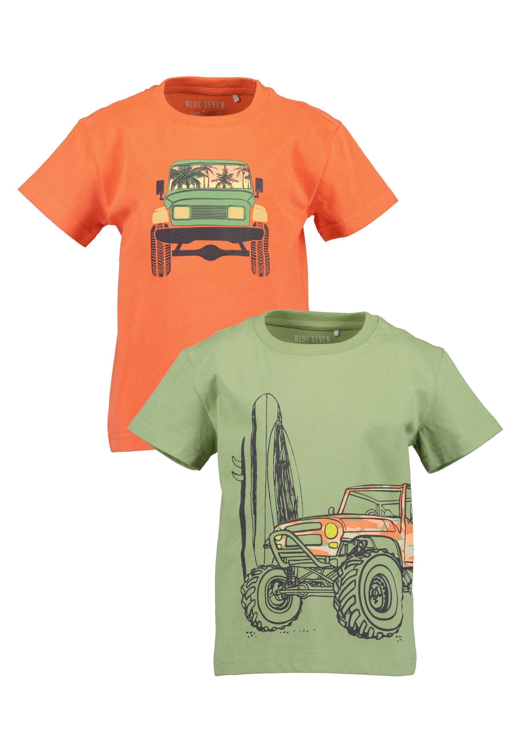 Blue Seven T-Shirt »Blue Seven T-Shirts MARKETPLACE + ONLINE«, (2 tlg.) von BLUE SEVEN
