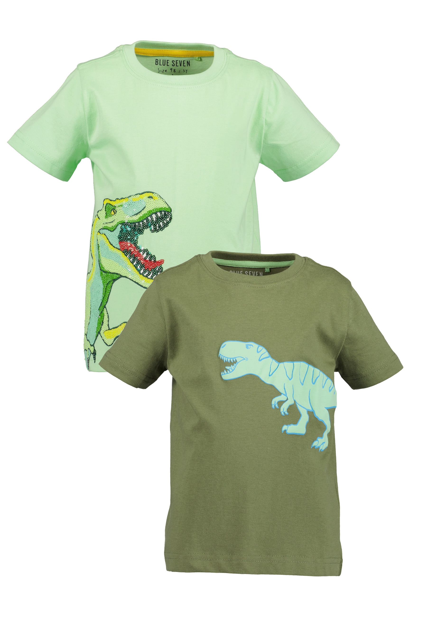 Blue Seven T-Shirt »Blue Seven T-Shirts MARKETPLACE + ONLINE«, (2 tlg.) von BLUE SEVEN