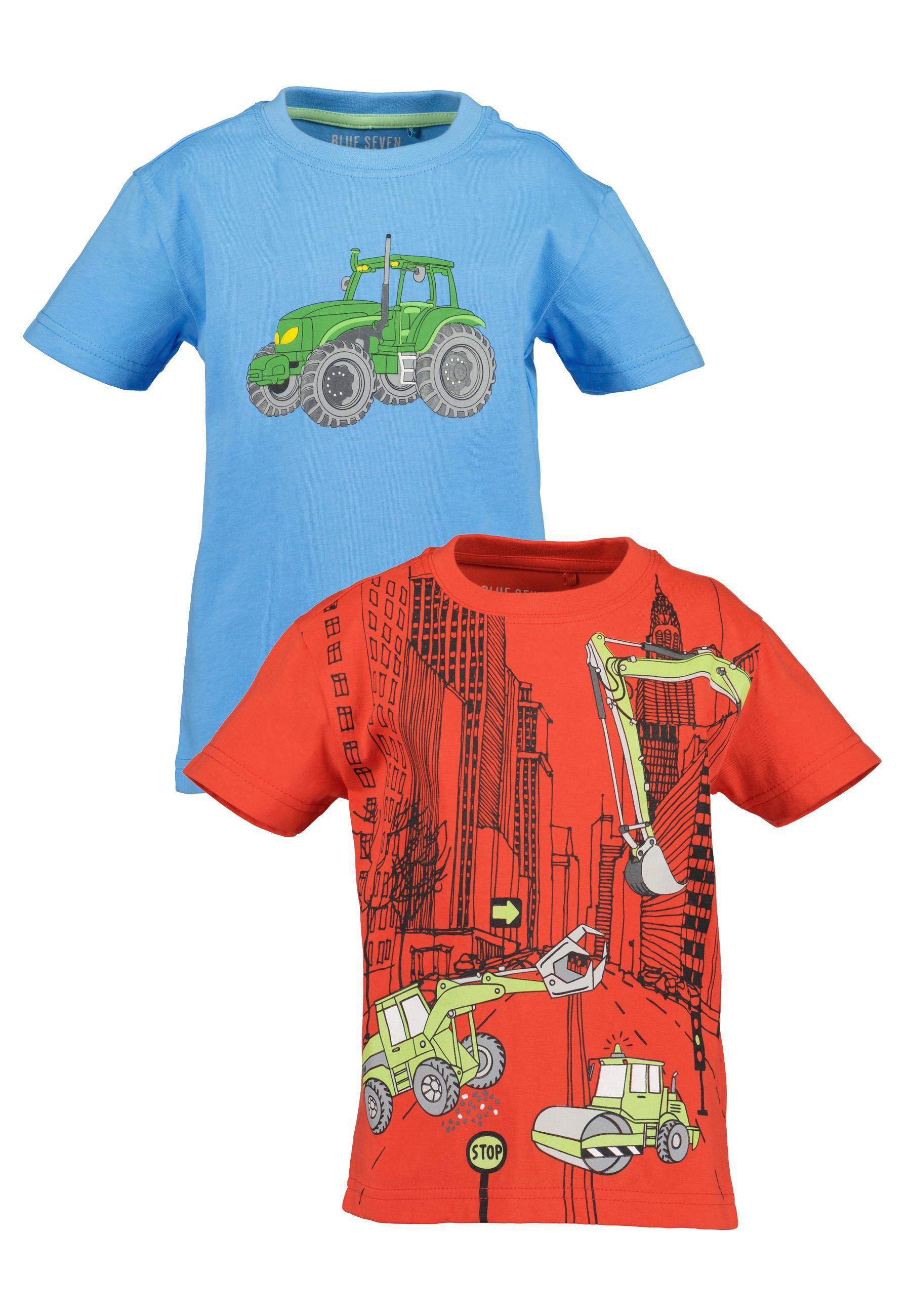 Blue Seven T-Shirt »Blue Seven T-Shirts MARKETPLACE + ONLINE«, (2 tlg.) von BLUE SEVEN