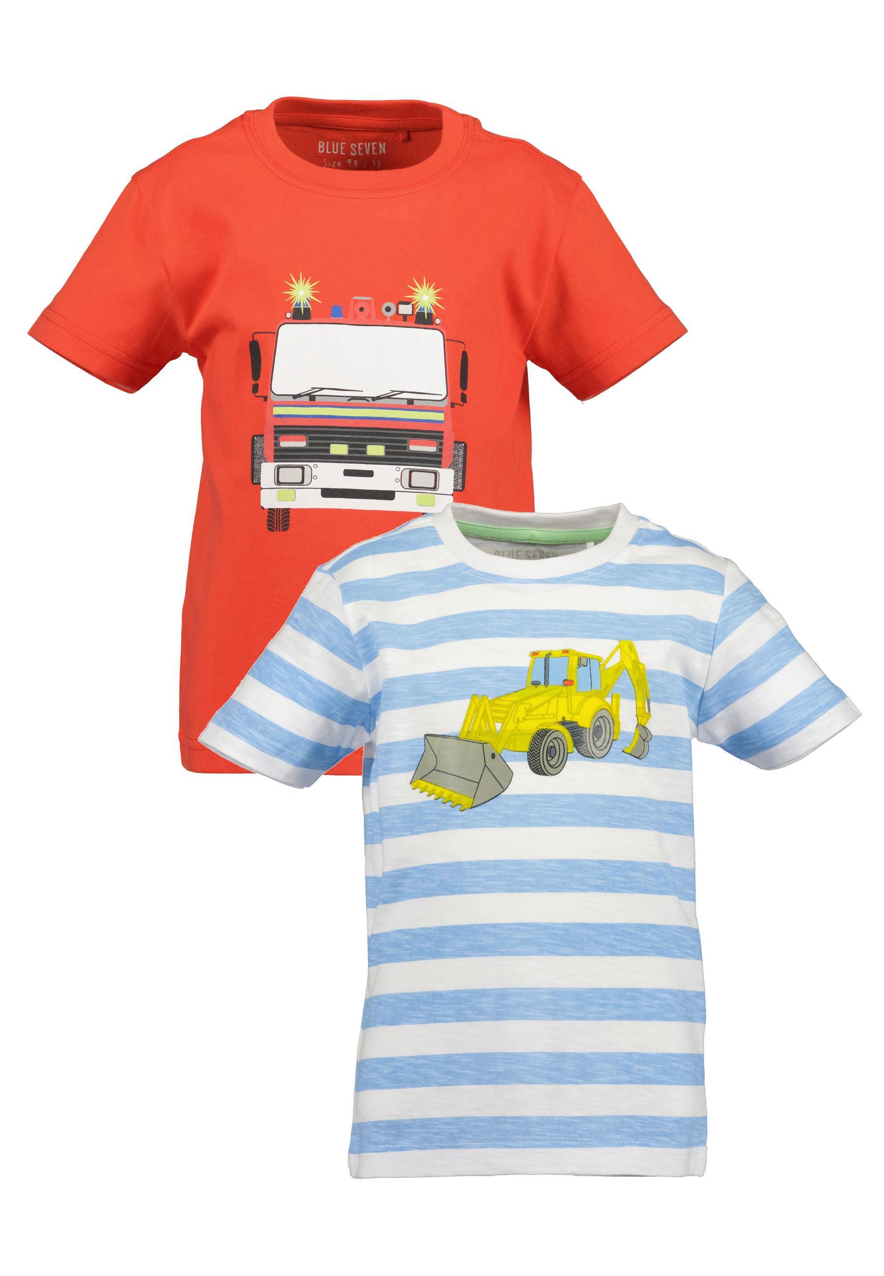 Blue Seven T-Shirt »Blue Seven T-Shirts MARKETPLACE + ONLINE«, (2 tlg.) von BLUE SEVEN