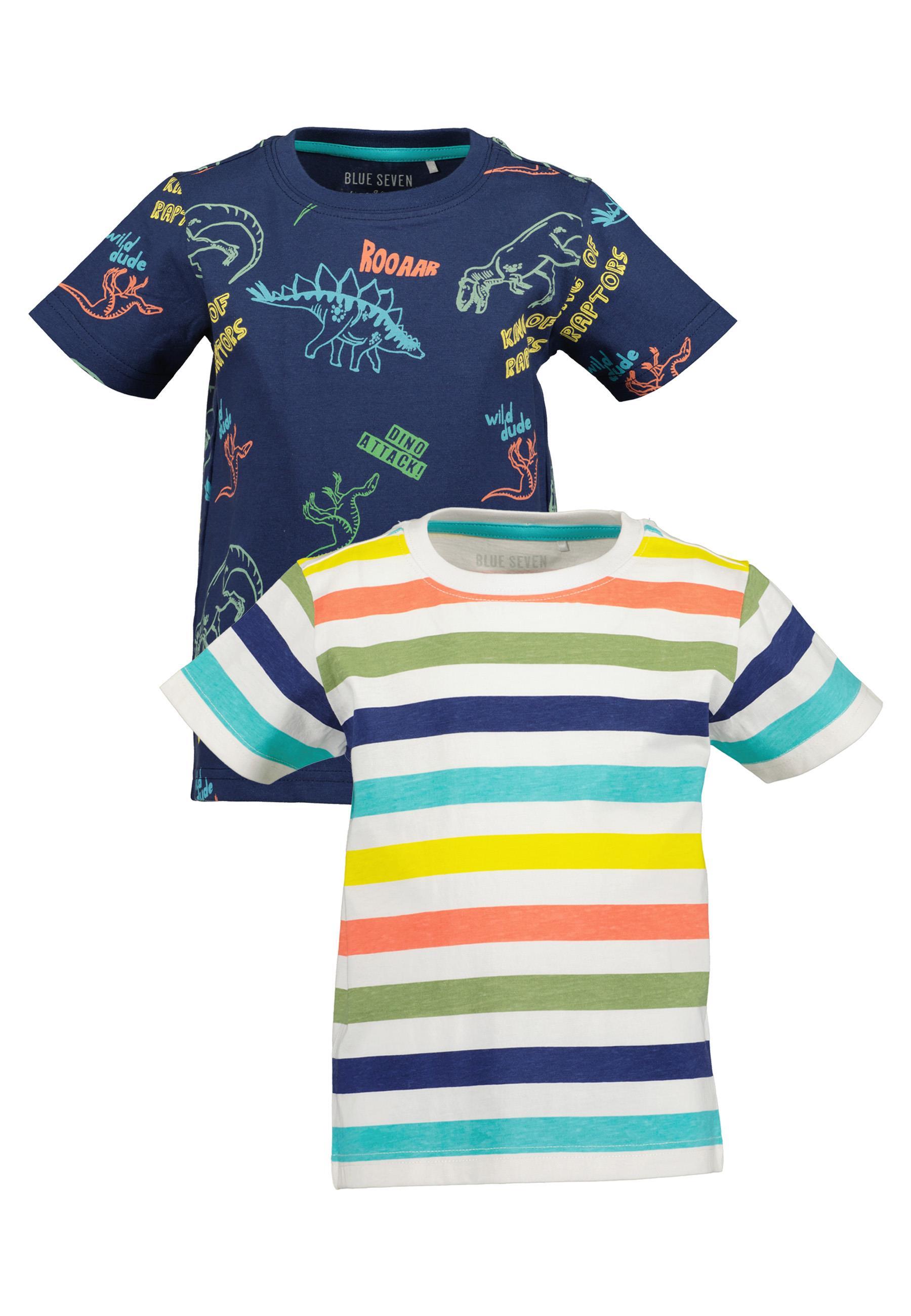 Blue Seven T-Shirt »Blue Seven T-Shirts MARKETPLACE + ONLINE«, (2 tlg.) von BLUE SEVEN