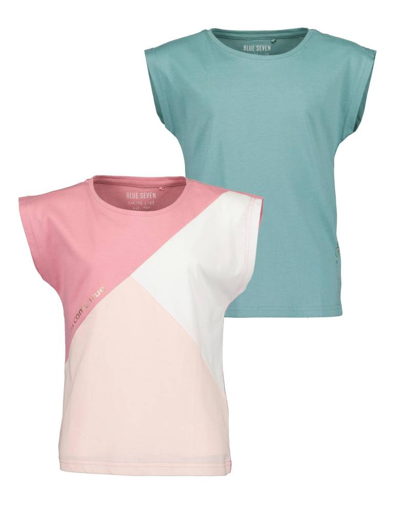 Blue Seven T-Shirt »Blue Seven Teenager Mädchen T-Shirts«, (2 tlg.) von BLUE SEVEN
