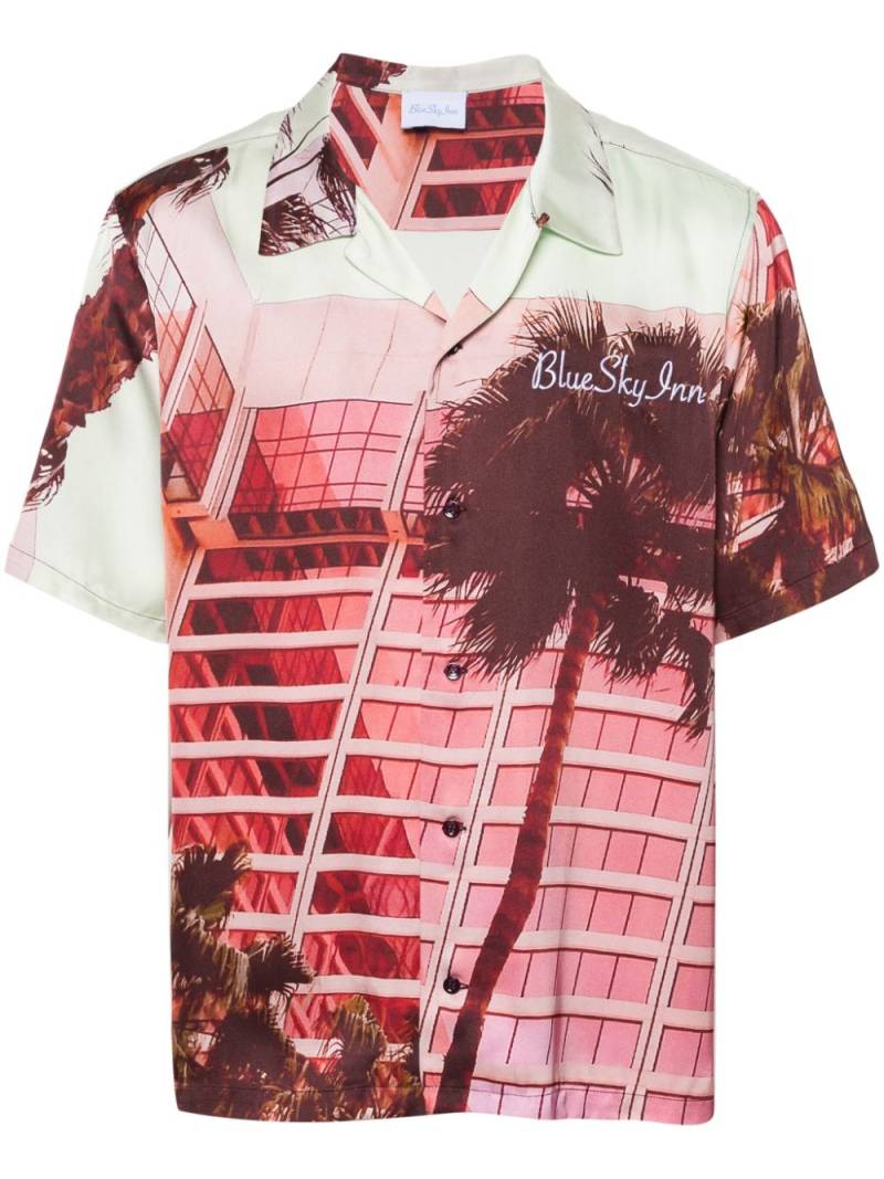 BLUE SKY INN Condo graphic-print shirt - Pink von BLUE SKY INN