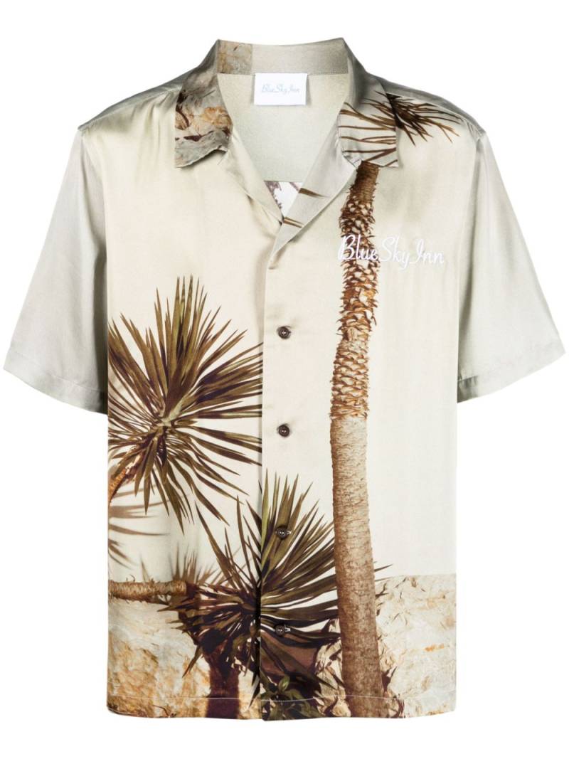 BLUE SKY INN Dragon Tree button-up shirt - Neutrals von BLUE SKY INN