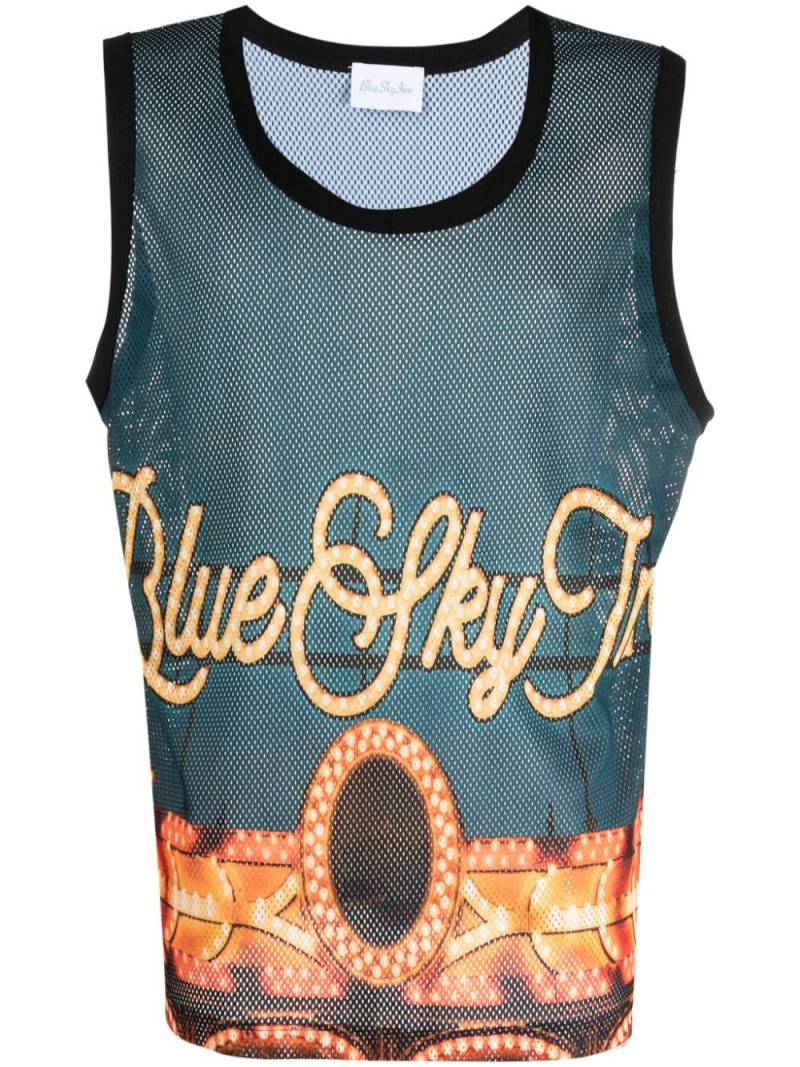 BLUE SKY INN FunPark logo-print tank von BLUE SKY INN