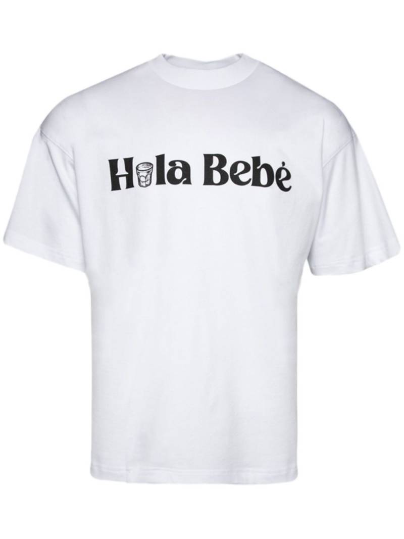 BLUE SKY INN Hola Bebé organic-cotton T-Shirt - White von BLUE SKY INN