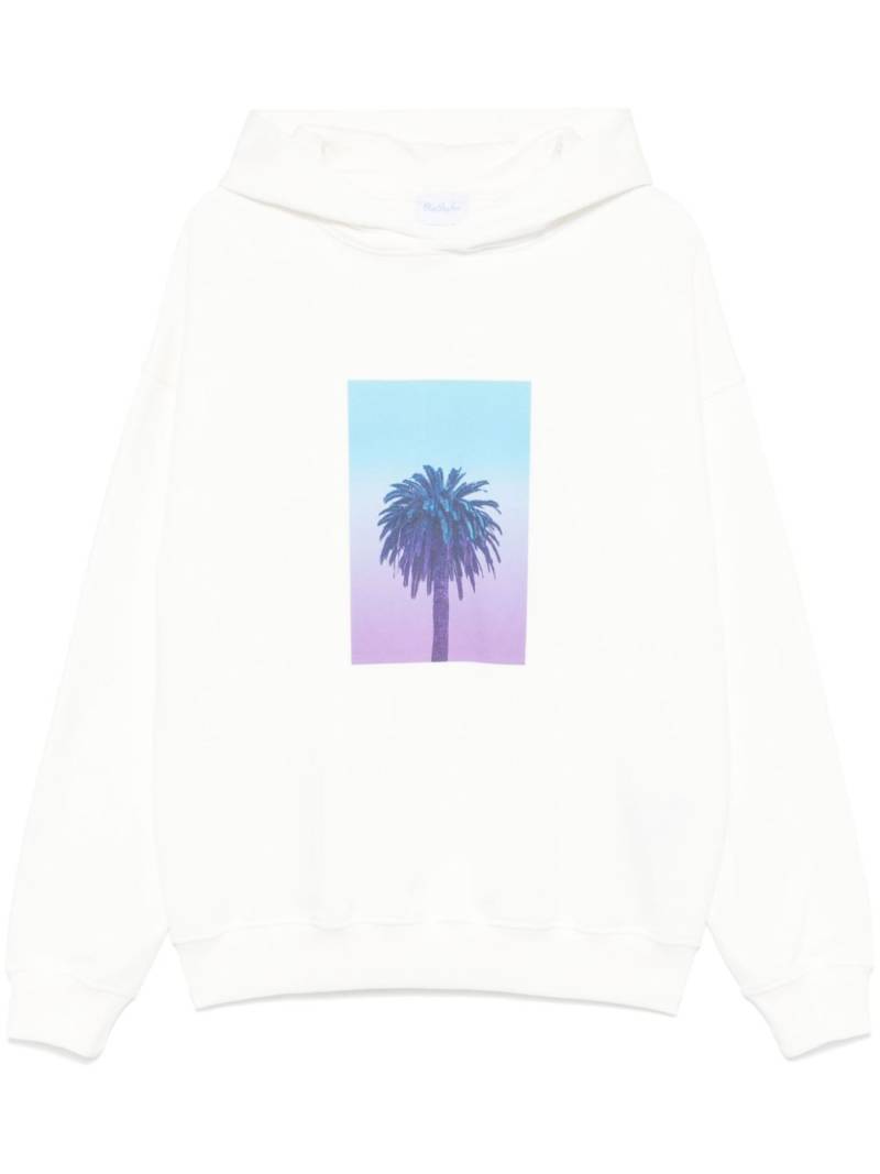 BLUE SKY INN Palm Square hoodie - White von BLUE SKY INN