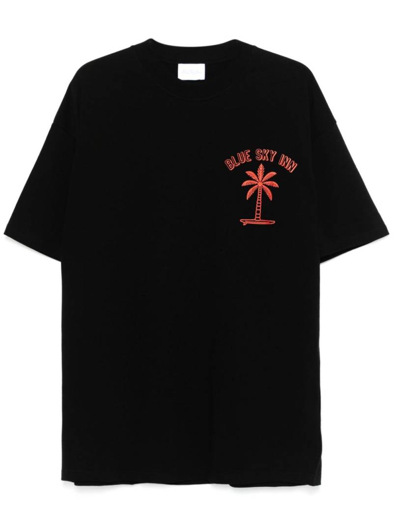 BLUE SKY INN Surf Palm T-shirt - Black von BLUE SKY INN