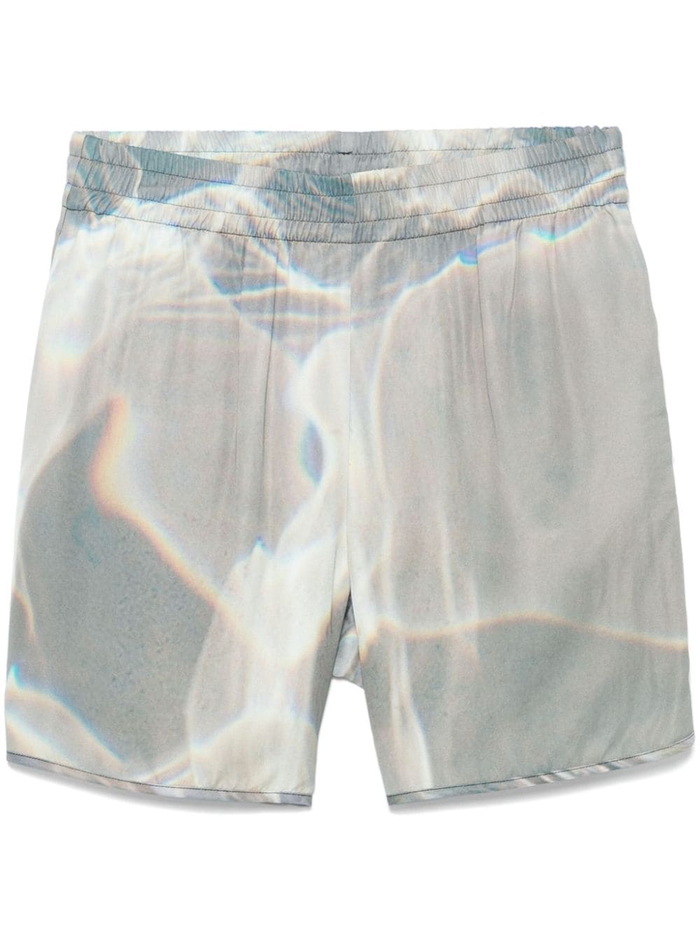 BLUE SKY INN Underwater-print shorts - Grey von BLUE SKY INN